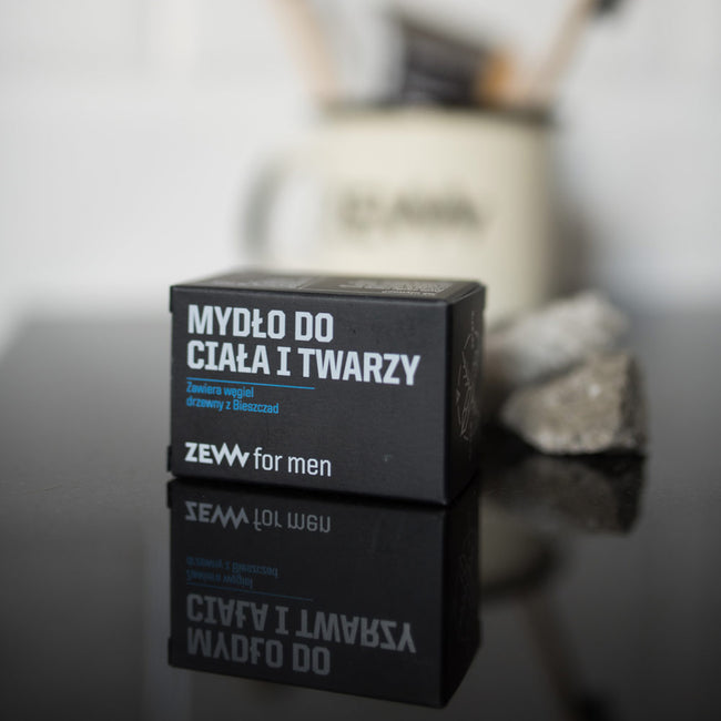 Zew For Men Mydło do ciała i twarzy z węglem drzewnym z Bieszczad 85ml