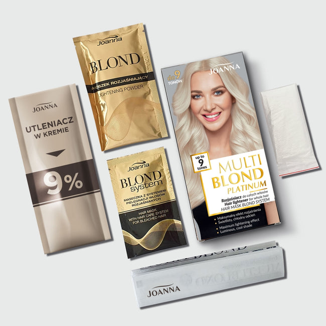 Joanna Multi Blond Platinum rozjaśniacz do całych włosów do 9 tonów