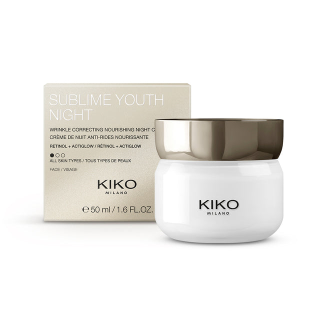 KIKO Milano Sublime Youth Night przeciwzmarszczkowy krem odżywczy na noc z retinolem 50ml
