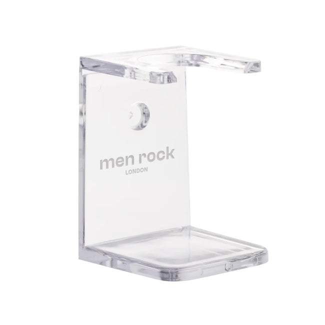 MenRock The Life Shaver Sandalwood zestaw krem do golenia 100ml + pędzel do golenia + stojak na pędzel + maszynka do golenia + ostrza maszynki do golenia