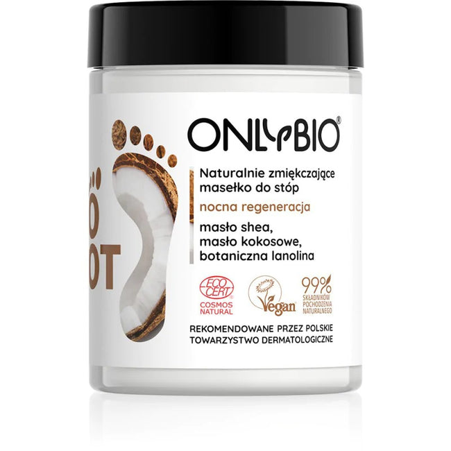 OnlyBio Foot naturalnie zmiękczające masełko do stóp 90ml