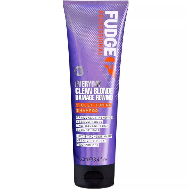 Fudge Every Day Clean Blonde Damage Rewind Shampoo regenerujący i lekko tonujący szampon do włosów blond 250ml