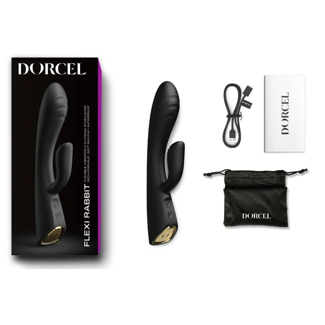 Marc Dorcel Flexi Rabbit wibrator typu króliczek Black