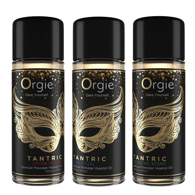 Orgie Tantric Kit zestaw olejków do masażu 3x30ml