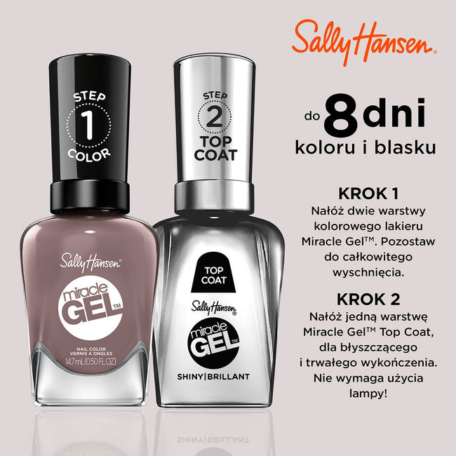 Sally Hansen Miracle Gel żelowy lakier do paznokci 205 To The Taupe 14.7ml
