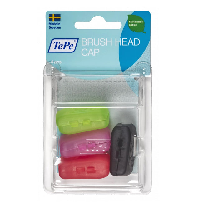 TePe Brush Head Cap osłona na główkę szczoteczki 4szt