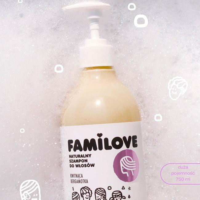 Yope Familove szampon do wszystkich rodzajów włosów Kwitnąca Bergamotka 750ml