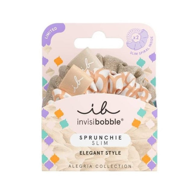 Invisibobble Sprunchie Slim Alegria gumki do włosów Rooting For You 2szt.