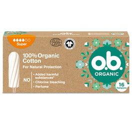 O.B. Organic Super tampony 16szt.