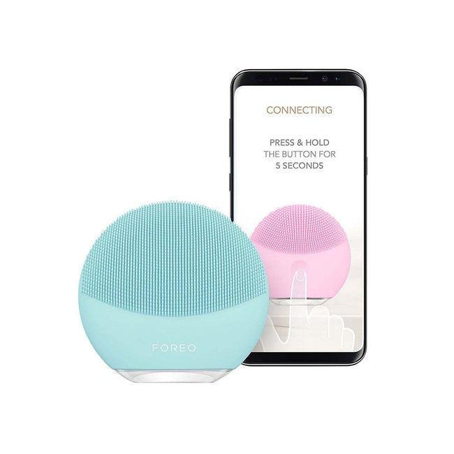 Foreo Luna Mini 3 szczoteczka soniczna do oczyszczania twarzy z efektem masującym Mint