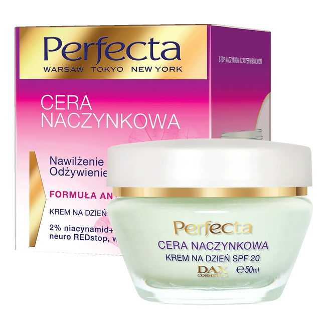 Perfecta Cera Naczynkowa Nawilżenie Odżywienie krem na dzień SPF20 50ml
