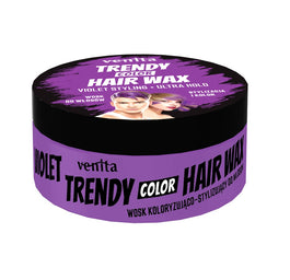 Venita Trendy Color Hair Wax koloryzujący wosk do stylizacji włosów Violet 75g
