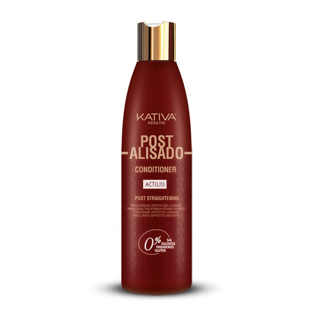 Kativa Keratin Post Alisado Conditioner odżywka do włosów z keratyną roślinną przedłużająca efekt wygładzenia 250ml