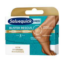 Salvequick Blister Rescue hydrożelowe plastry na pęcherze na piętach 5szt.