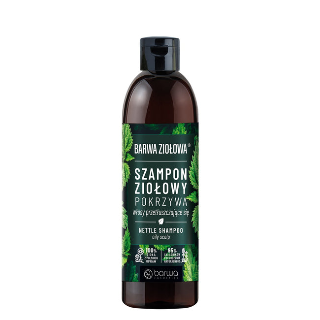 Barwa Ziołowa szampon ziołowy do włosów przetłuszczających się Pokrzywa 250ml
