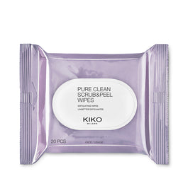 KIKO Milano Pure Clean Scrub&Peel Wipes chusteczki złuszczająco-odświeżające do twarzy 20szt