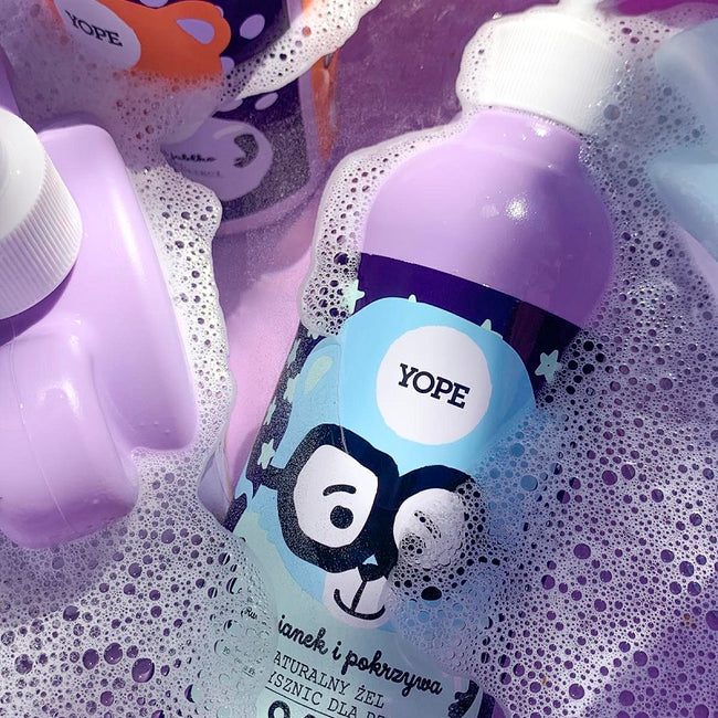 Yope Naturalny żel pod prysznic dla dzieci Rumianek i Pokrzywa 400ml
