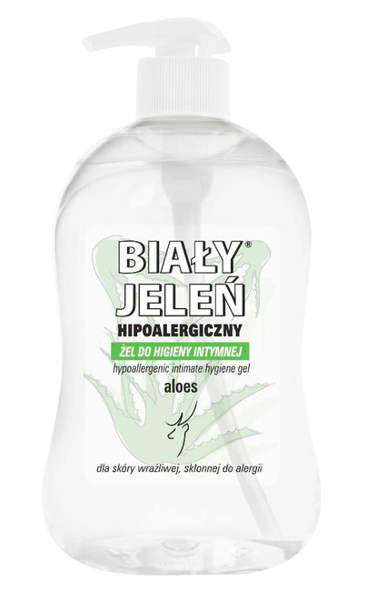 Biały Jeleń Hipoalergiczny żel do higieny intymnej z aloesem 500ml