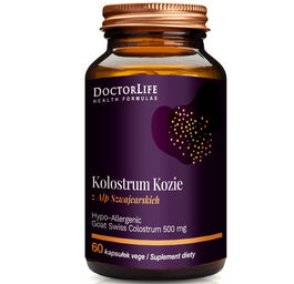 Doctor Life Kolostrum Kozie 500mg suplement diety 60 kapsułek