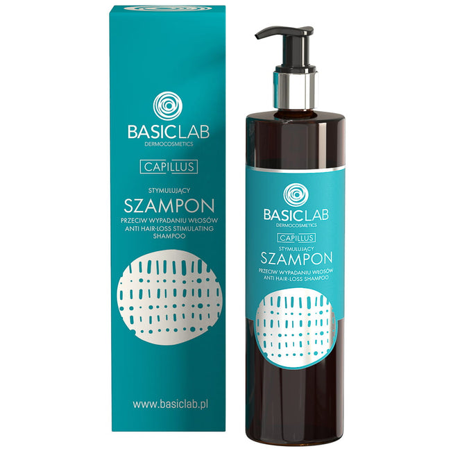 BasicLab Capillus Shampoo stymulujący szampon na wypadanie włosów 300ml