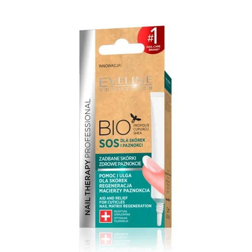 Eveline Cosmetics Nail Therapy Bio SOS odżywka do paznokci i skórek 12ml