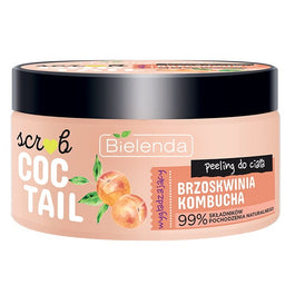 Bielenda Scrub Coctail wygładzający peeling do ciała Brzoskwinia + Kombucha 350g