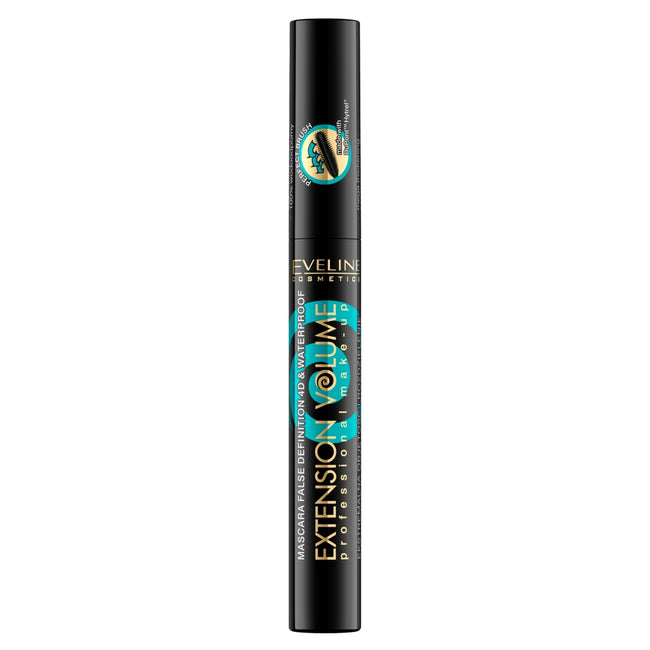 Eveline Cosmetics Extension Volume False Definition & Waterproof Mascara wodoodporny tusz do rzęs 10ml
