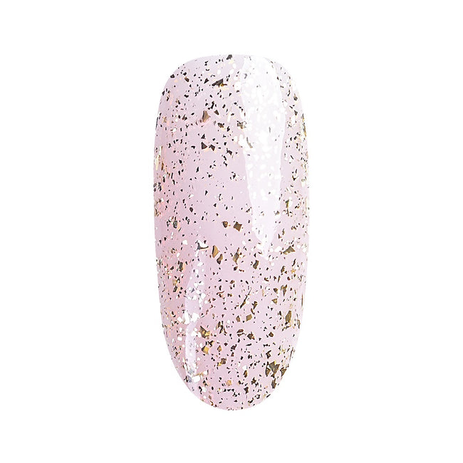 NeoNail Top Glow top hybrydowy Gold Flakes 7.2ml