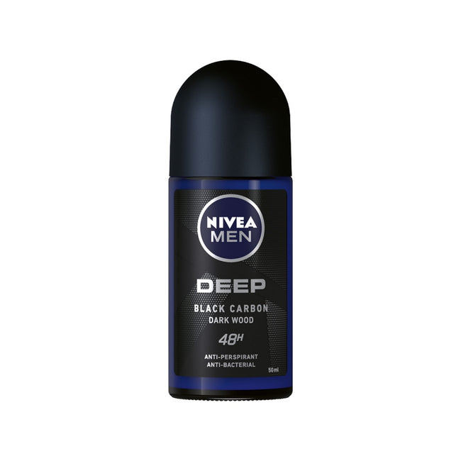 Nivea Men Deep Care zestaw antyperspirant roll-on 50ml + krem uniwersalny 75ml + żel pod prysznic 250ml + antybakteryjna woda po goleniu 100ml