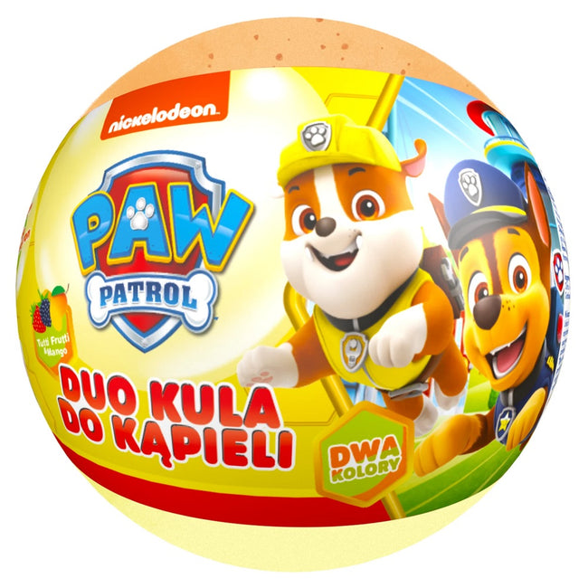 Paw Patrol Bath Bomb musująca kula do kąpieli Tutti Frutti & Mango 100g