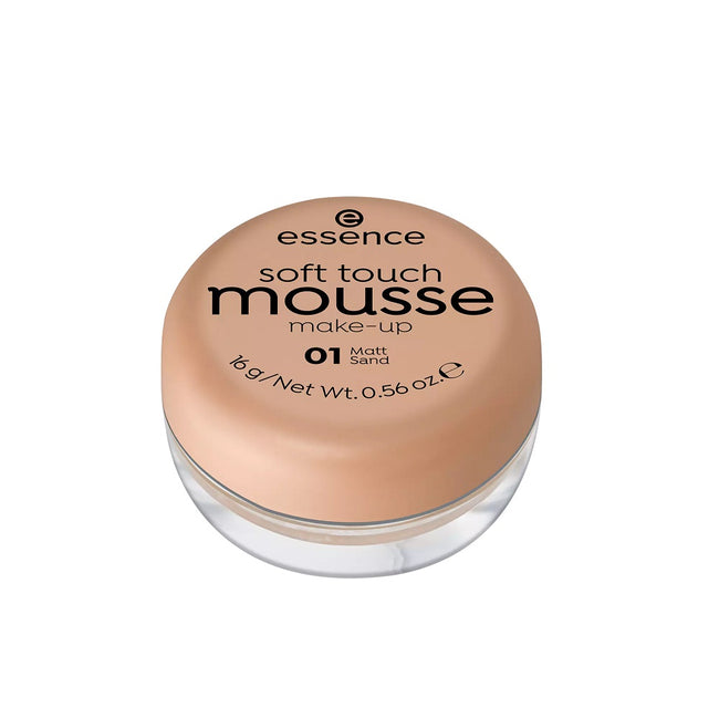 Essence Soft Touch Mousse Make-up podkład matujący w musie 01 Matt Sand 16g