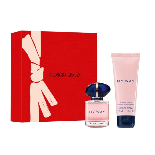 Giorgio Armani My Way zestaw woda perfumowana spray 30ml + balsam do ciała 75ml