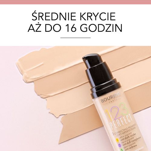 Bourjois 123 Perfect Foundation podkład ujednolicający 51 Light Vanilla 30ml