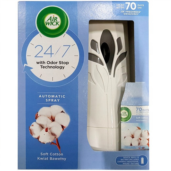 Air Wick Freshmatic automatyczny odświeżacz powietrza i wkład Kwiat Bawełny 250ml