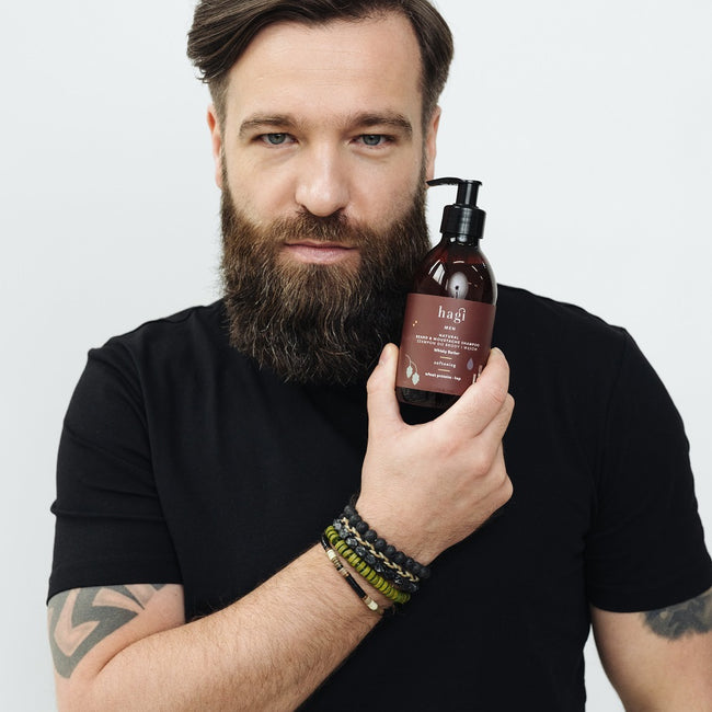 Hagi Naturalny szampon do brody i wąsów Whisky Barber 300ml