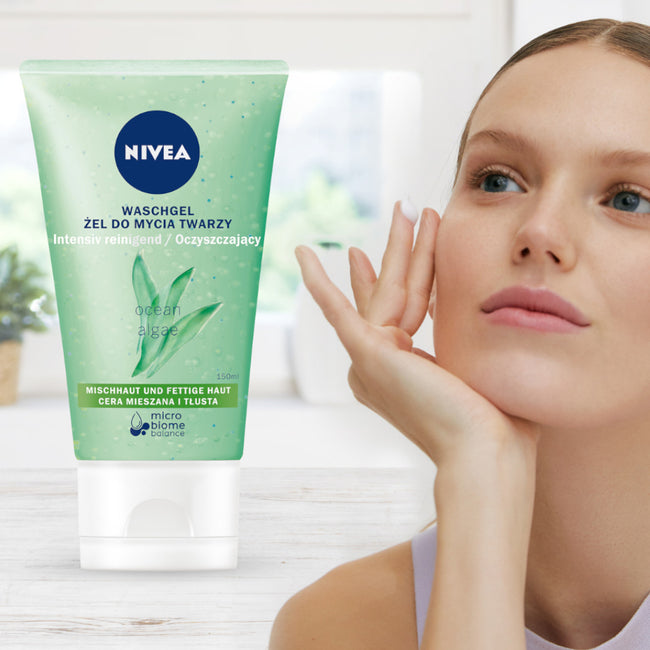 Nivea Żel do mycia twarzy cera mieszana i tłusta 150ml