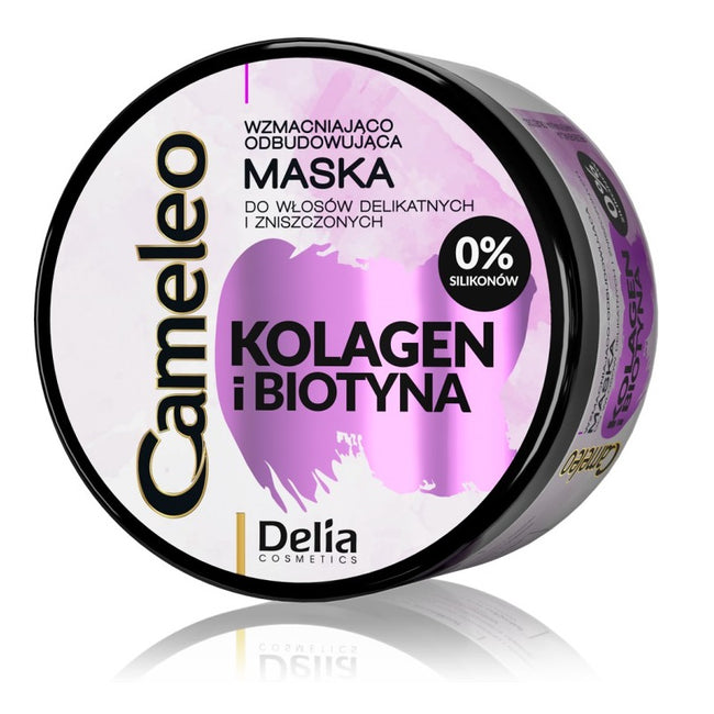Cameleo Kolagen i Biotyna maska wzmacniająco-odbudowująca bez silikonów 200ml
