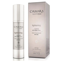 Casmara Lightening Clarifying Anti-Aging Cream SPF50 rozjaśniający krem przeciwzmarszczkowy 50ml