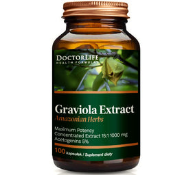 Doctor Life Graviola Extract wyciąg z grawioli 4500mg suplement diety 100 kapsułek