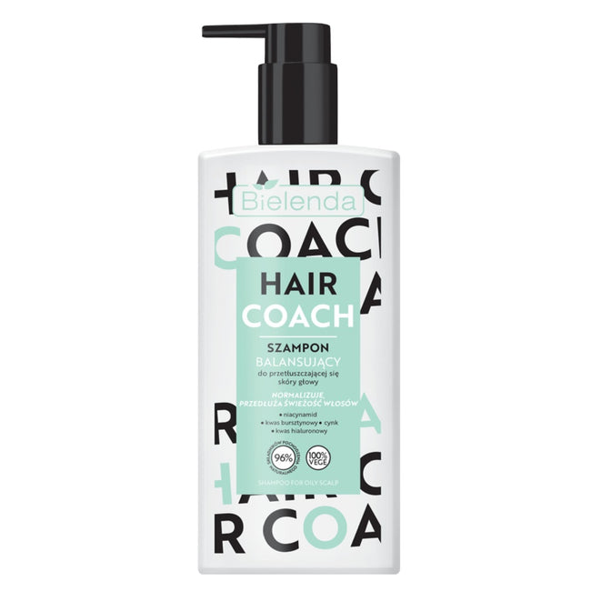 Bielenda Hair Coach balansujący szampon do przetłuszczającej się skóry głowy 300ml