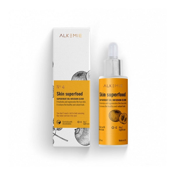 Alkemie No4 Skin Superfood Superfruit Oil Infusion Elixir multiwitaminowy olejek nawilżający 30ml