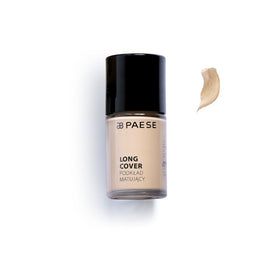 Paese Long Cover Foundation podkład matujący do cery tłustej i mieszanej 03M Naturalny 30ml