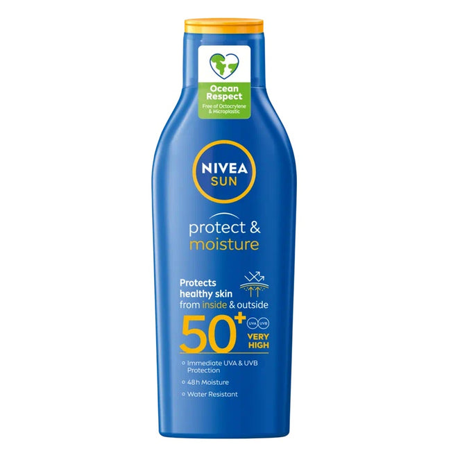 Nivea Sun Protect & Moisture nawilżający balsam do opalania SPF50+ 200ml