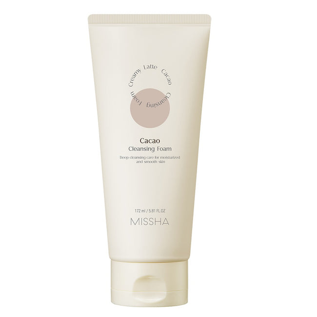 Missha Creamy Latte Cleansing Foam kremowa pianka oczyszczająca do twarzy Cacao 172ml