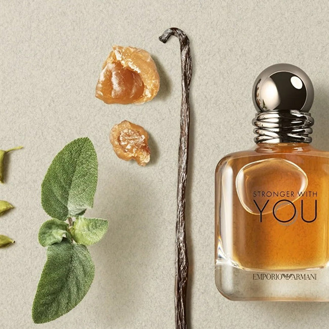 Giorgio Armani Stronger With You zestaw woda toaletowa spray 100ml + woda toaletowa 15ml + żel pod prysznic 75ml