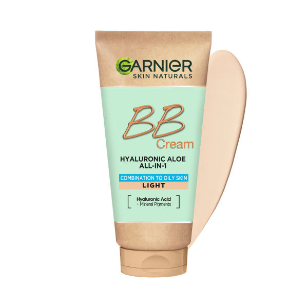 Garnier Hyaluronic Aloe All-In-1 BB Cream nawilżający krem BB dla skóry tłustej i mieszanej Jasny 50ml