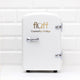 Fluff Cosmetics Fridge lodówka kosmetyczna ze złotym logo Biała