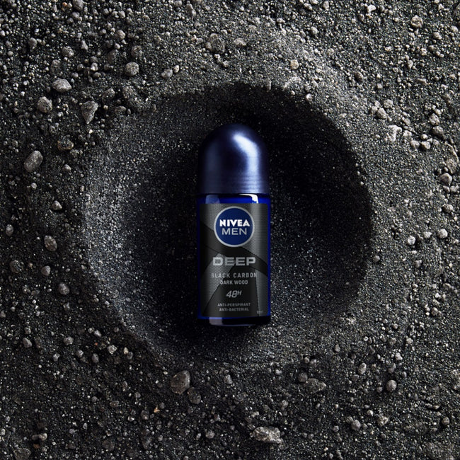 Nivea Men Deep Care zestaw antyperspirant roll-on 50ml + krem uniwersalny 75ml + żel pod prysznic 250ml + antybakteryjna woda po goleniu 100ml