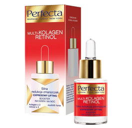 Perfecta Multi-Kolagen Retinol Silna Redukcja Zmarszczek Expresowy Lifting booster na dzień i na noc 15ml