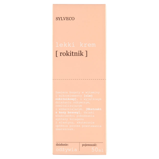 SYLVECO Lekki krem Rokitnik 50ml